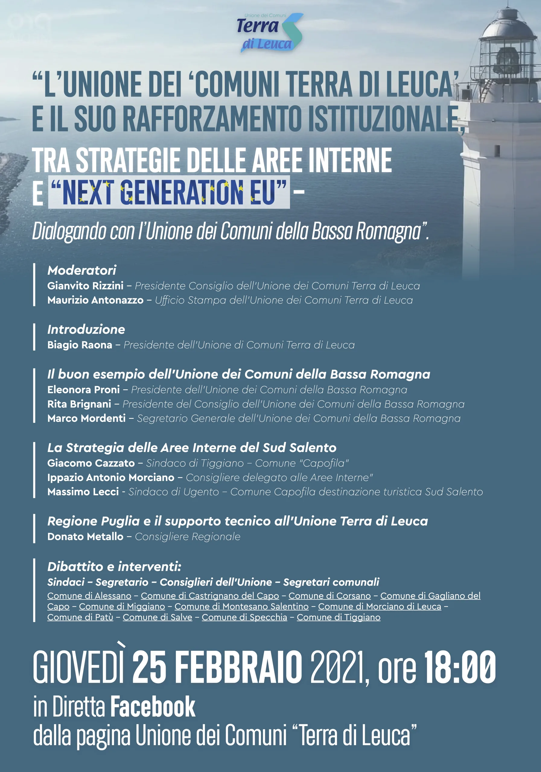 Immagine di L'Unione dei Comuni Terra di Leuca e il suo rafforzamento istituzionale